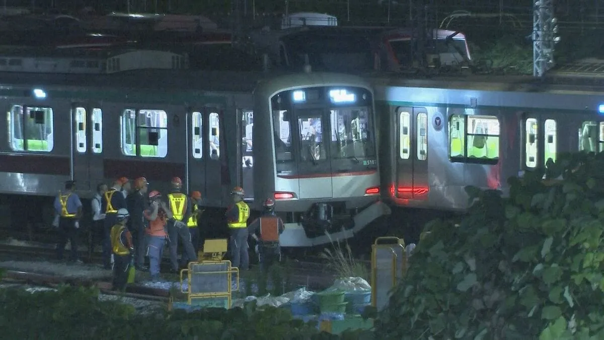 東急田園都市線 始発から渋谷～鷺沼で運転見合わせ、梶が谷駅で列車同士が衝突・脱線 けが人なし