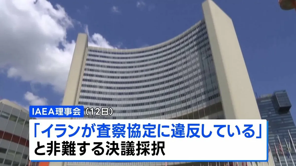 IAEA “イラン非難決議”を採択　イランは対抗措置表明「新たなウラン濃縮施設を稼働させる」