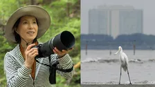 【 磯野貴理子 】　東京湾の干潟「三番瀬」で野鳥観察　「これ以上埋め立てられずに大切にされてほしい」と願いつづる