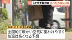 3か月予報発表　10月も大雨が続き注意必要　向こう3か月全国的に暖かい空気に覆われやすく気温は高くなる予想　気象庁