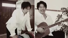 【 大沢たかお 】大あくび・ギターで笑顔　セピア動画で自然な表情　フォロワー歓喜「かっこよさと可愛さ」「すぐにお布団を」