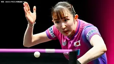 早田ひなが世界ランク28位の香港選手に3ー1で勝利し、2回戦に進出【WTTチャンピオンズ】