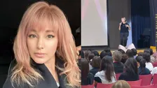 【 がんサバイバー 】梅宮アンナさん　高校で保護者向け講演　切除範囲「23cm」の現実や保険の大切さ訴える　「私達がんサバイバーが声をあげていく必要がある」