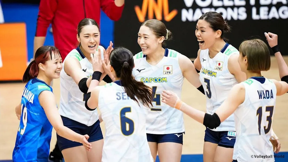 バレー女子日本代表、世界3位ポーランドとの激戦制す 途中出場の秋本美空&北窓絢音が流れ変える【ネーションズリーグ】