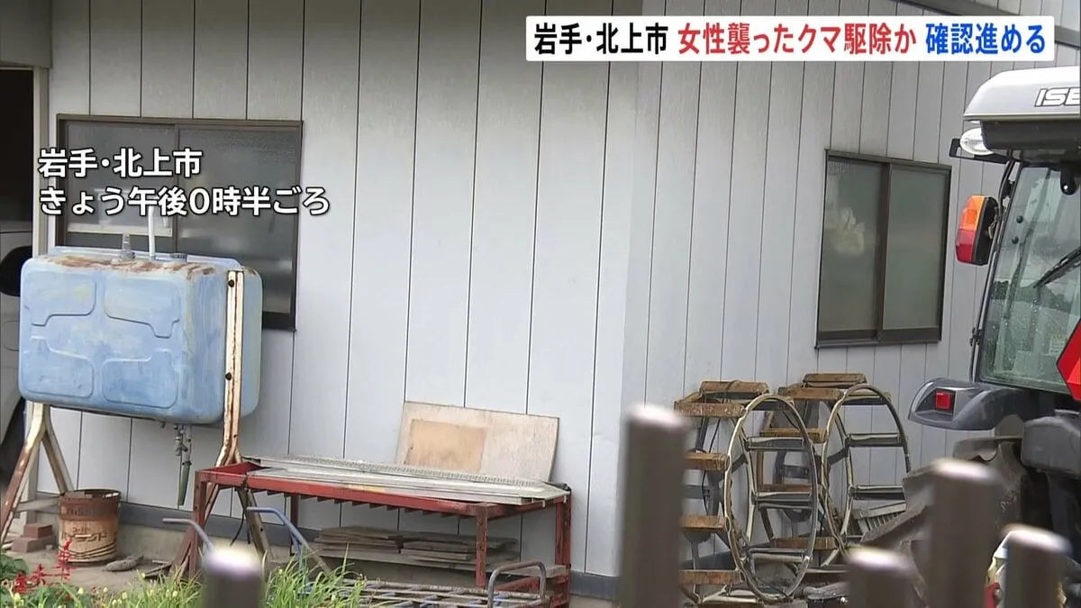 岩手・北上市 81歳女性襲い死亡させたクマ駆除か　死亡住宅近くで「小屋から物音」と通報　市が確認中