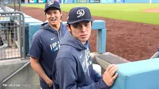 大谷翔平 3試合連続で出場なし 佐々木と並んで観戦 代わって1番に入っているエドマンが超好守＆逆転HR ド軍が3連勝