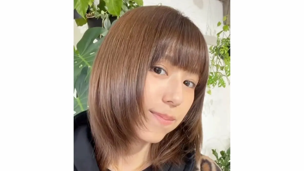 【 若槻千夏 】　「柔らかくて憧れの猫っ毛みたいな触り心地で最高」アイロン不要の新ヘアスタイルに感動