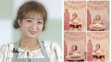 【 辻希美 】第5子・夢空ちゃんが1歳に「あの出産から1年……本当に早すぎます」　手や口元がクリームだらけでケーキ頬張る姿も