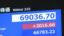 【速報】日経平均株価 一時3000円超の上昇 初の6万9000円突破 取引時間中の最高値更新 アメリカとイラン合意で