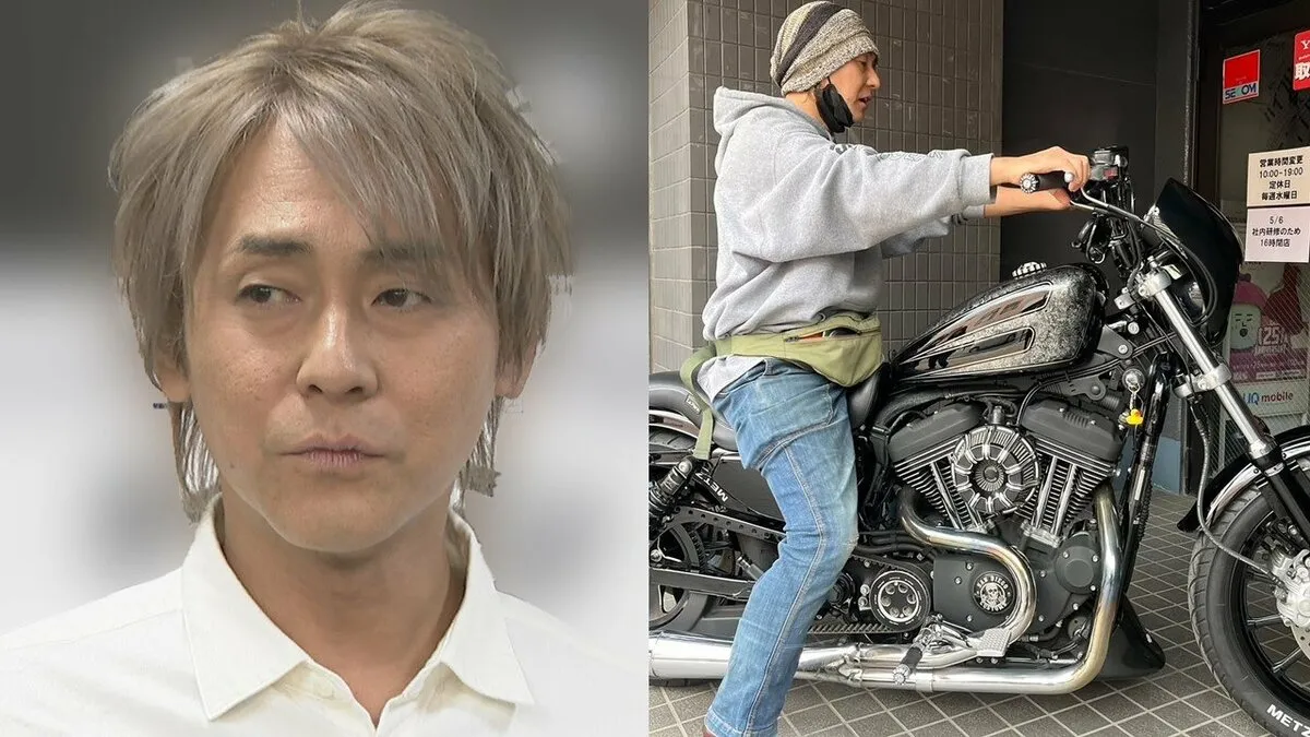 【ヒロシ】ハーレーにまたがり真剣な眼差し　「ハーレー買ったのですか？」「似合ってる」と反響が続々