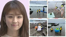 【 小倉優子 】　夏休み最後に子どもたちと逗子の海へ　 電車移動に「意外に近くてびっくり」と大満足　子どもたちとスイカ割り楽しむ姿に反響