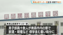 青森山田高校サッカー部　男子部員十数人が寮で飲酒・喫煙したとして停学含む重い処分　「個人の問題」として25日に始まるインターハイには出場する方針