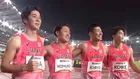 男子4×100mリレー 38秒57の5位でメダル逃す、2大会ぶりアジア王座奪還ならず 桐生は「全員で考えなければいけない」【アジア大会】