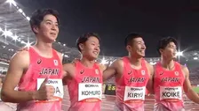 男子4×100mリレー 38秒57で5位でメダル逃す、2大会ぶりアジア王座奪還ならず 桐生は「全員で考えなければいけない」【アジア大会】