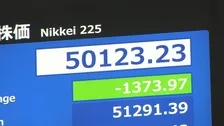 【速報】日経平均株価急落 午後はやや値を戻し5万円台を挟む展開に　アメリカのAIブームへの警戒感から