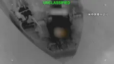 米軍がイラン行きの石油タンカーを攻撃　海上封鎖措置の再開後で初の攻撃　ほかに2隻の商船を引き返させる