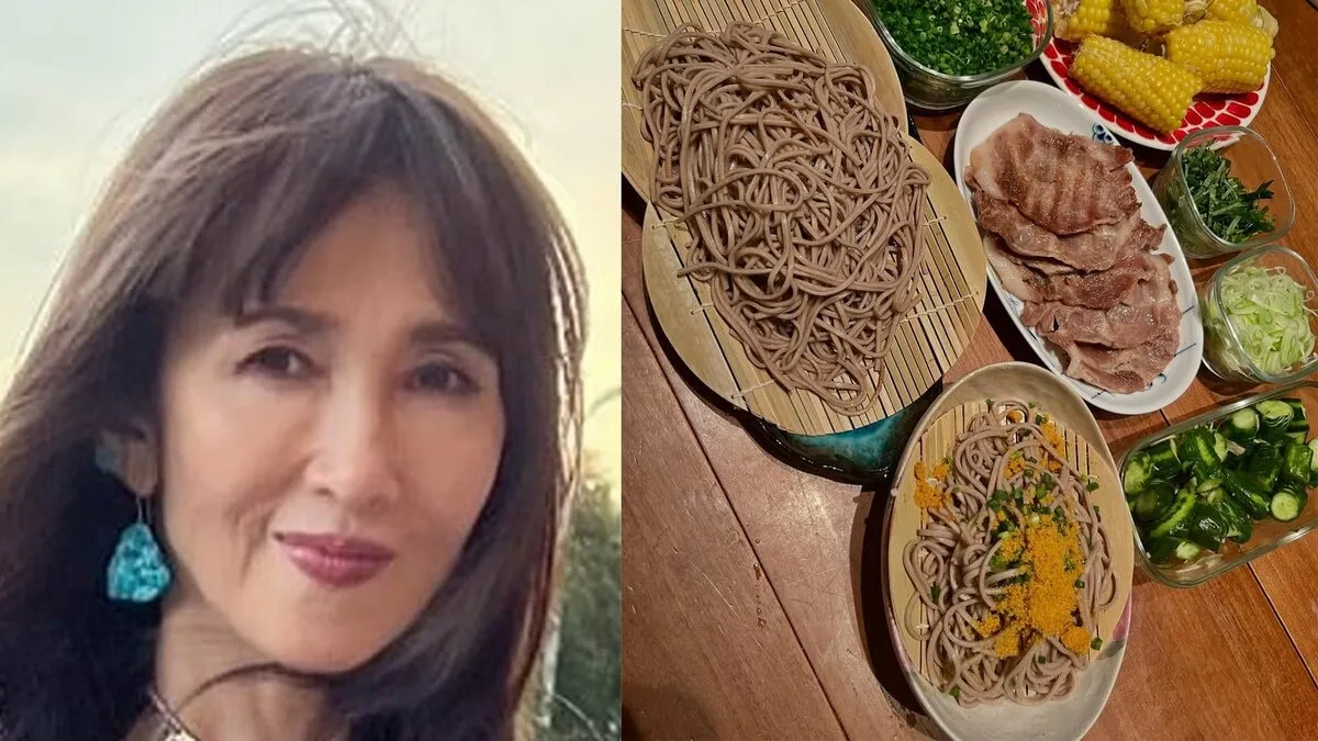 【工藤静香】「冷たく冷やしたお蕎麦は美味しい！」“冷たいお蕎麦”から“カラスミ蕎麦”まで夏のそば料理を披露