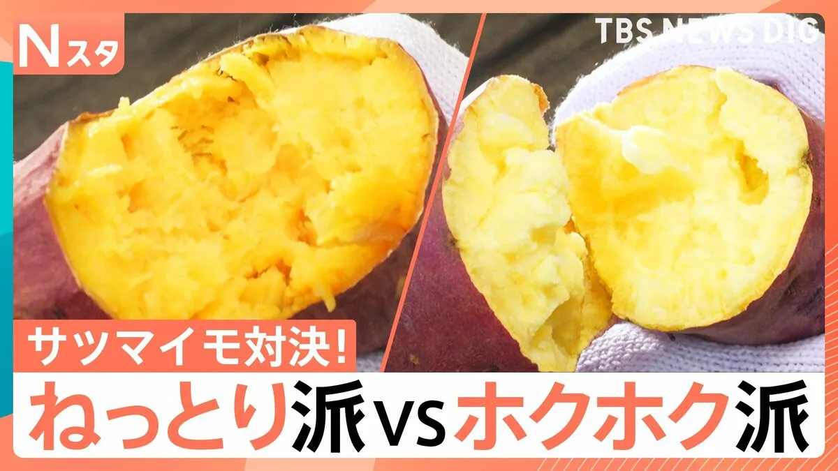 秋の味覚・サツマイモの食感対決！「ねっとり派VSホクホク派」あなたはどっち？徹底調査！【それスタ】