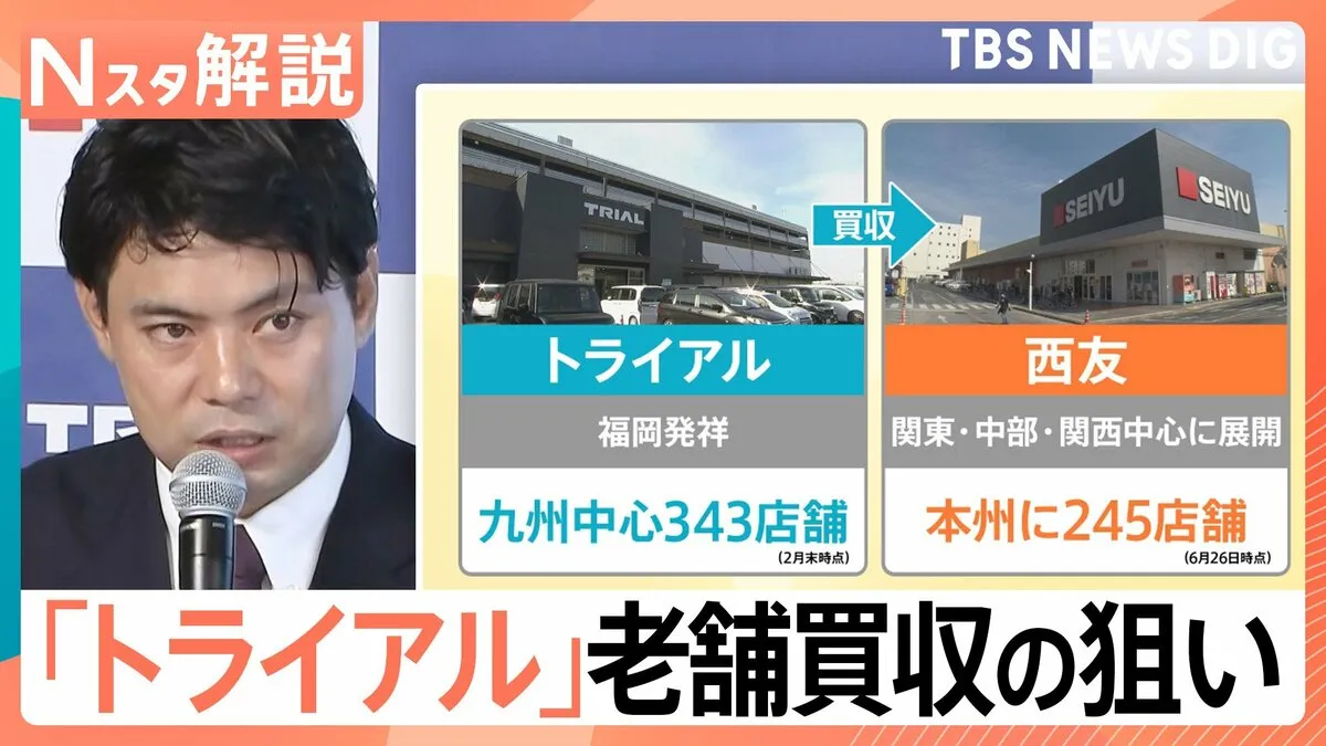 “ITで格安”実現の「トライアル」が老舗「西友」買収完了を発表、東京進出の道のりは？【Nスタ解説】