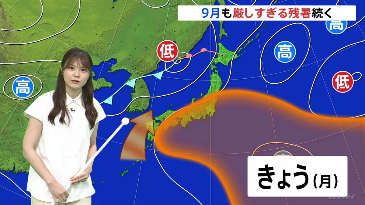 西日本・東日本は夏の高気圧に覆われ…フェーン現象で北陸など日本海側を中心に危険な暑さに