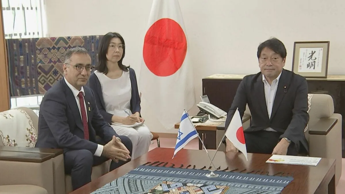 「イスラエルの在留邦人の安全確保を」　自民・小野寺政調会長がイスラエル駐日大使と会談
