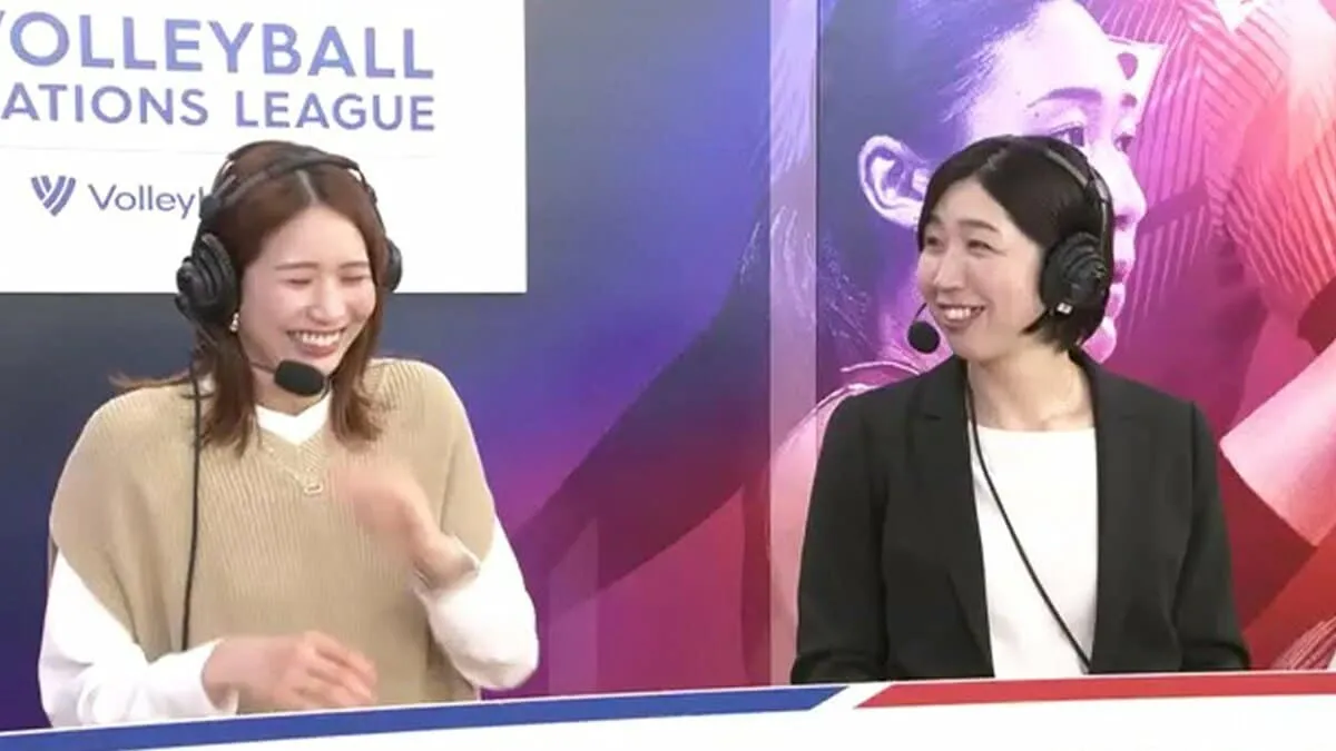 ド緊張解説の古賀紗理那さん「次戦は関菜々巳選手に注目したい」【ネーションズリーグ】