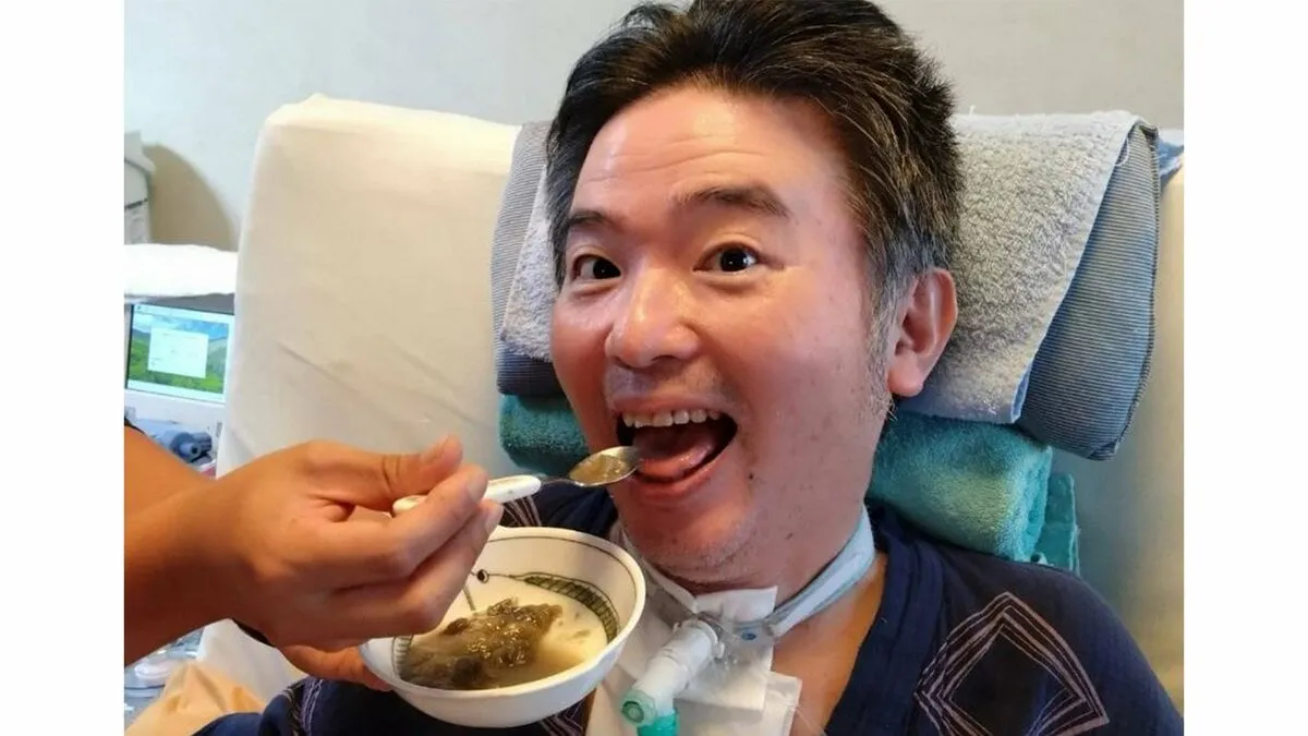 【ニャンちゅう】　声優・津久井教生さん　「手足は動かなくなったけど　口と舌はまだ動きますし　飲み込みのごっくんもなんとか維持しています」 【ＡＬＳ闘病】