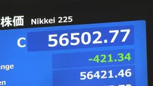 【速報】日経平均 421円安の5万6502円で取引終了　米イラン協議が合意至らず売り注文広がる 「トリプル安」展開に