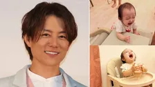 【 杉浦太陽 】末っ子・夢空ちゃんが1歳に　「みんなに囲まれて、一升餅を背負って」家族総出でお祝い