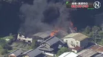 工場で火事、隣接する山林にも延焼　約5時間後に消し止められる　従業員の男性1人が顔と右腕にやけど　岐阜・美濃市