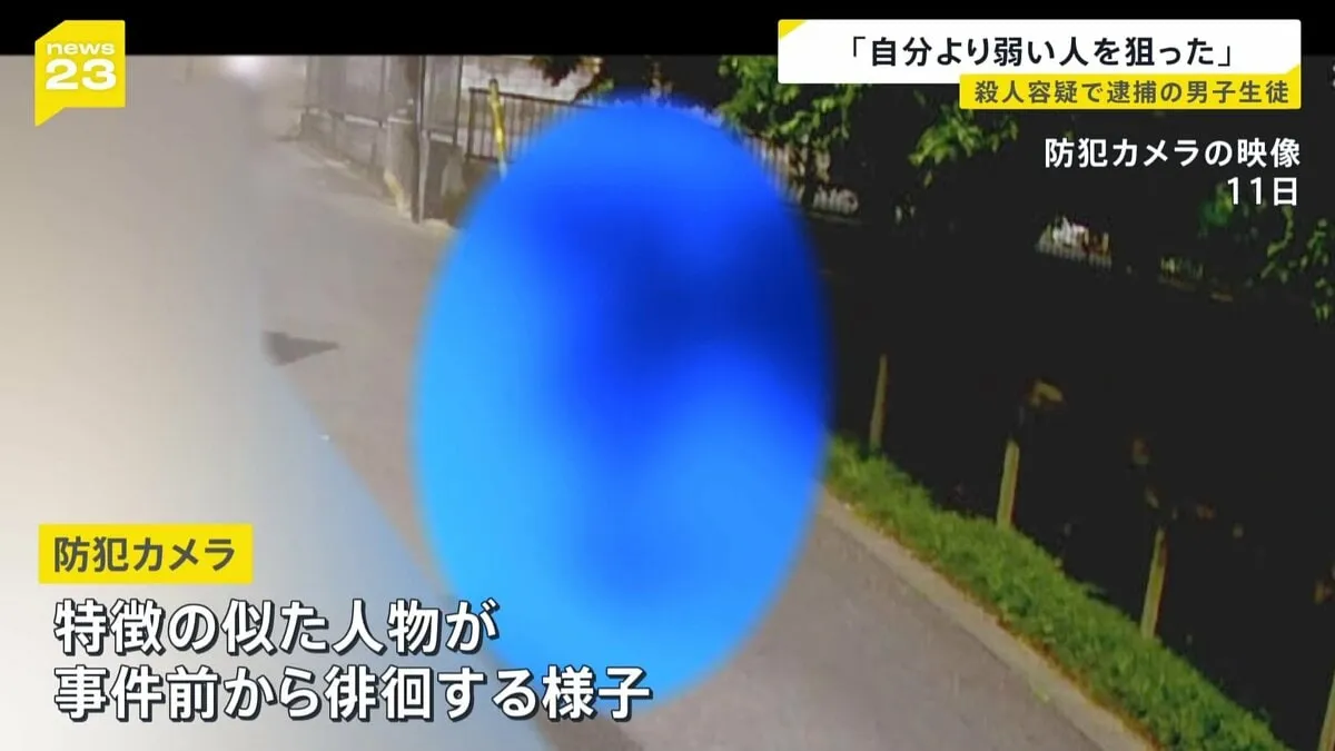 中3男子生徒が通り魔的に犯行に及んだ可能性も 千葉・高齢女性殺害事件　防犯カメラには似た特徴の人物が徘徊する様子