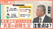 避難者1万人せまる 避難所指定の体育館など エアコン設置率20.9％、真夏の避難生活・車中泊の注意点【熊本で震度7】