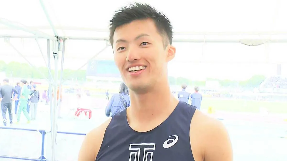 男子100m 栁田大輝、追い風参考ながら9秒95「階段のぼるように、いい走りになってきている」【関東インカレ】