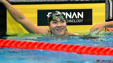 男子200m個メ 松下知之が競泳陣初金メダル！14年萩野以来、12年ぶりのアジア王者に　17歳・小島夢貴が銀【アジア大会】