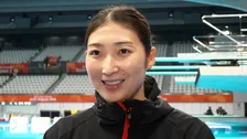 池江璃花子「メダルはしっかり手の届く範囲にある」試合会場で初の公開練習　100mバタフライで56秒台狙う【アジア大会】