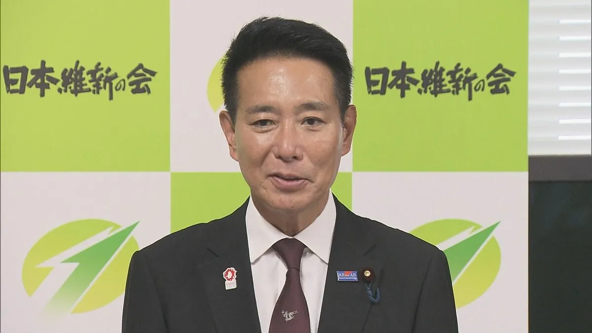 【速報】維新・前原共同代表が辞意を表明　参院選の結果受け