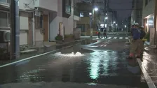 けが人少なくとも37人に　きょう（23日）未明　関東の広い範囲で震度5弱　東京・江東区では水道管から水噴き出し周辺の道路が冠水