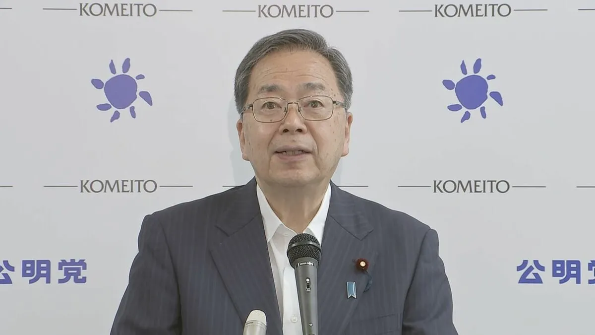 公明・斉藤代表　党の追加経済対策の“骨格”は減税