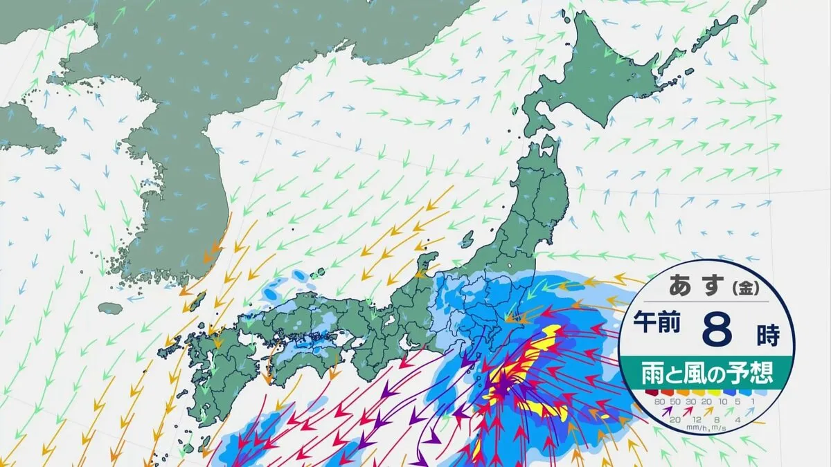 あす（30日）の天気　朝の通勤通学時間帯の雨風強まる　気温も大幅に下がるところ多く東京は16℃で3月下旬並み