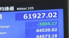 【速報】日経平均、一時3000円以上値下がり　前日のNY市場での半導体関連大幅下落受け