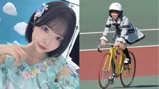 【 SKE48・荒野姫楓 】〝初めてのピストバイク〟バンクコースに急遽挑戦　フォロワー感心〝衣装で挑戦できるのはひめたんへの信頼〟