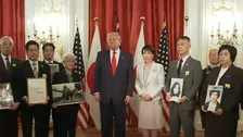 【速報】トランプ大統領が拉致被害者家族と面会 高市総理も同席