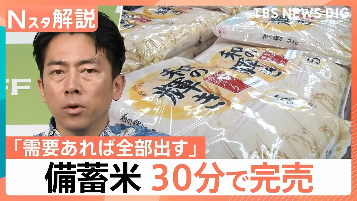 「備蓄米」なくなったらコメ価格どうなる？ 小泉大臣「基本的には増産」方針も…ホントにできる？【Nスタ解説】