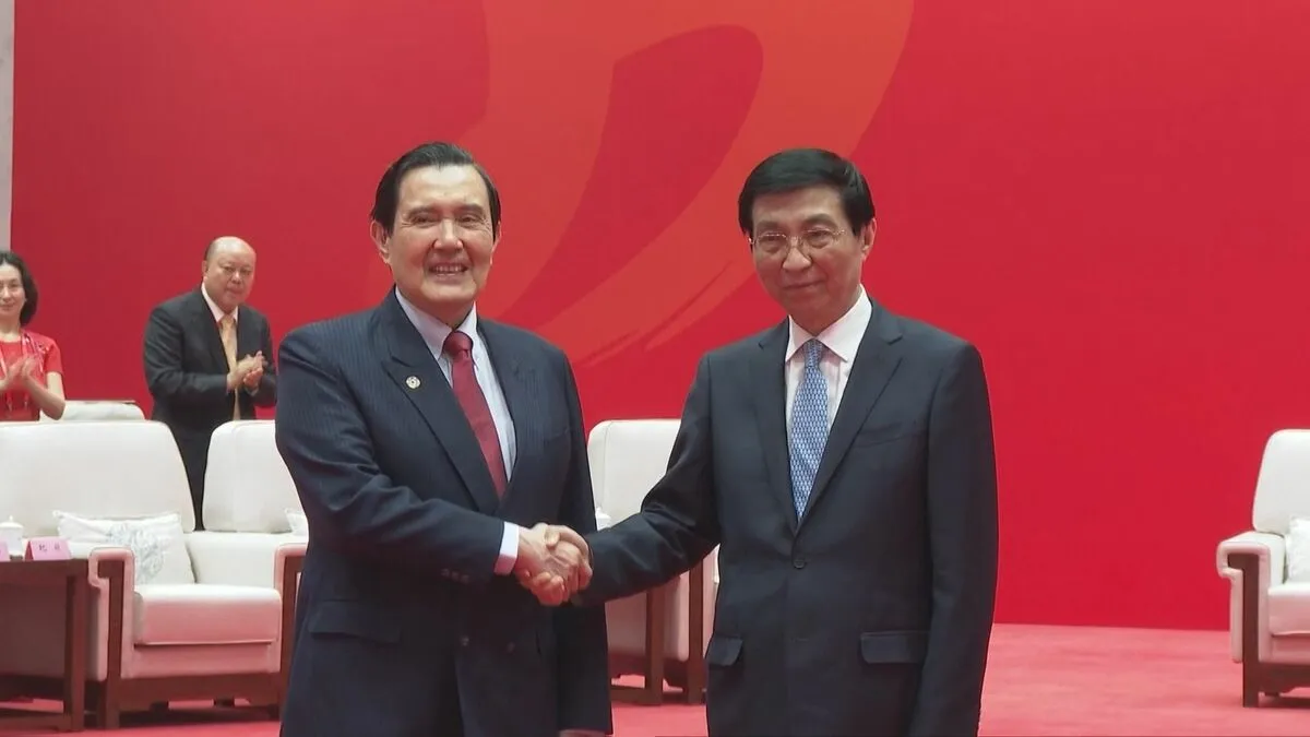 台湾・馬英九元総統が4度目の中国訪問 中国共産党幹部は「愛国的な統一主義者」と馬氏を称賛