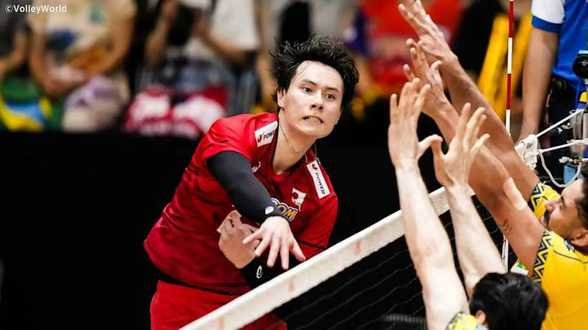 バレー男子日本代表、ブラジルに0-3で完敗 石川祐希キャプテン欠場で決勝ラウンド進出は持ち越し【ネーションズリーグ】