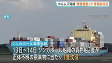 ホルムズ海峡で貨物船沈没か　イラン「機雷に接触」と発表　2500個のコンテナが積まれていたとの情報も　革命防衛隊声明