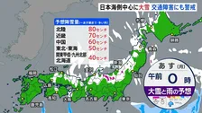 北陸・山陰など日本海側では大雪続く見込み　太平洋側でも夜にかけて雪が強まる地域も　9日午前まで寒気の影響続く見通し