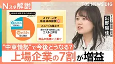 コストの価格転嫁が後押し？どう見る「上場企業の7割が増益」 “中東情勢”懸念で今後に弱気な声も【Nスタ解説】