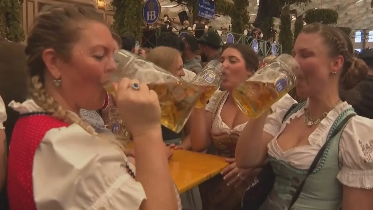 世界最大のビールの祭典「オクトーバーフェスト」ドイツで開催 今年で190回目 600万人以上訪れる見込み