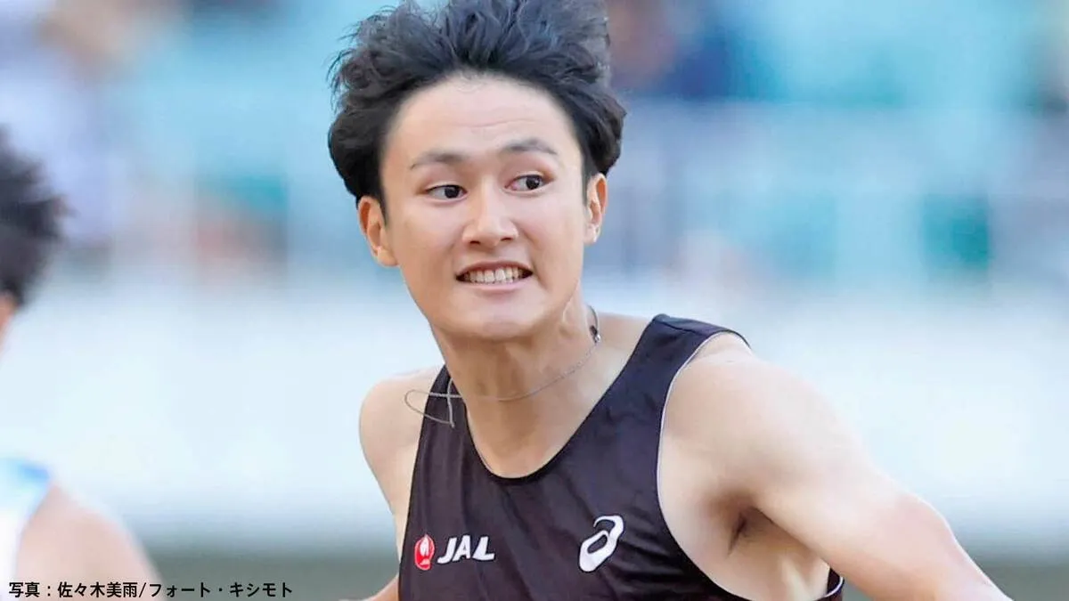 男子200m、鵜澤飛羽が3連覇！世界陸上代表内定、自己ベストタイの20秒12【陸上・日本選手権】
